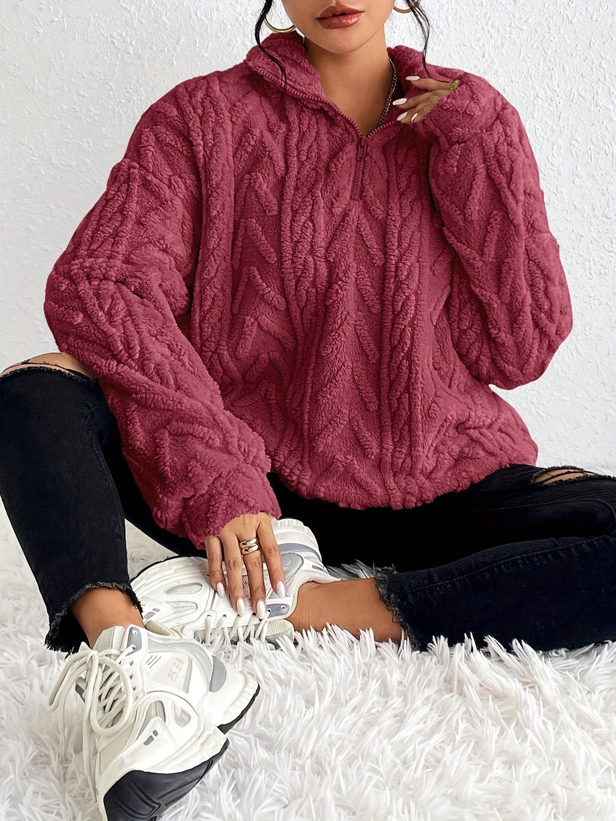 Pauline | Stylischer Fleecepullover