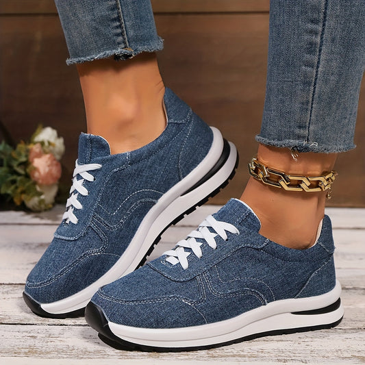 Ida / Orthopädische Sneakers aus Jeansstoff