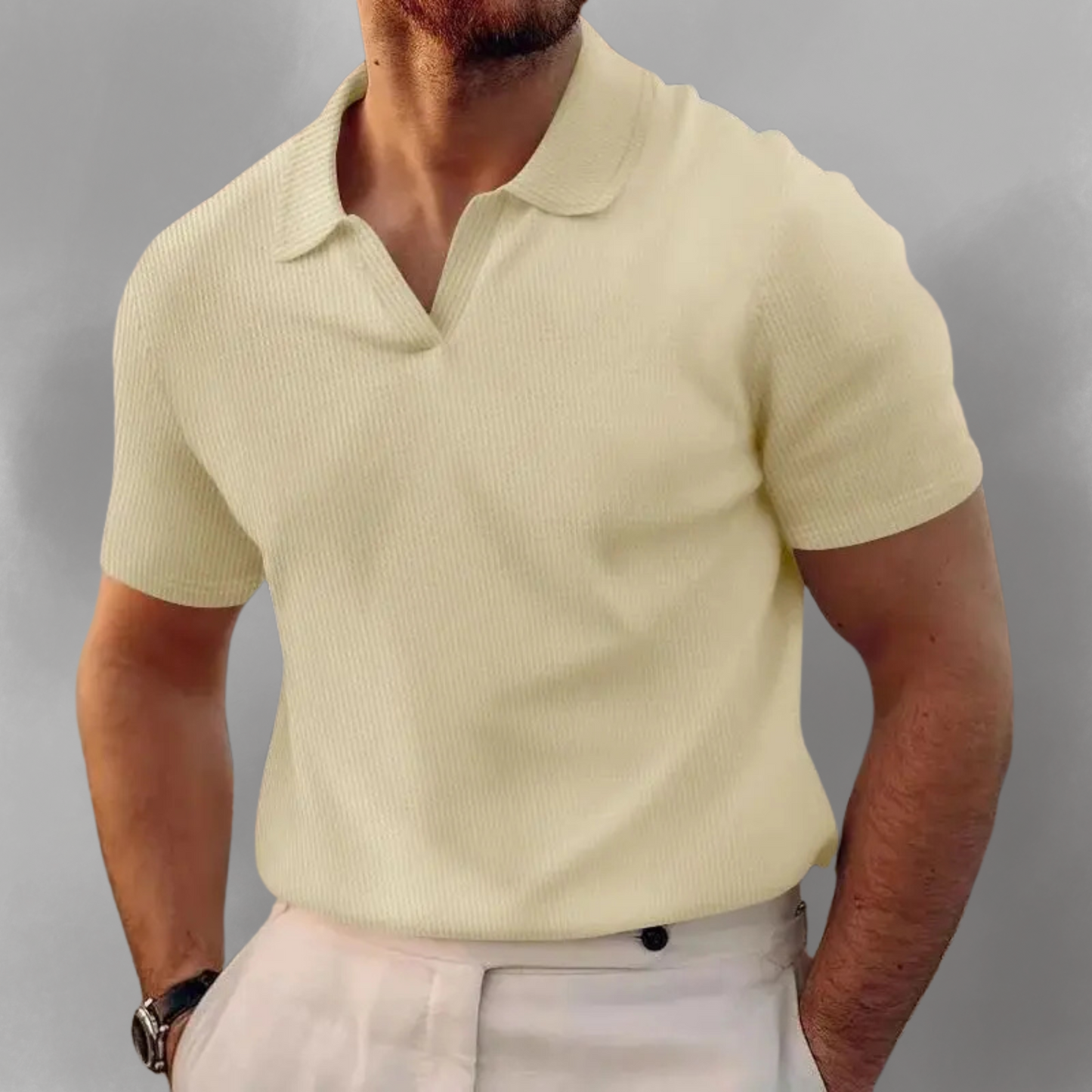 Raoul – Zeitlose Eleganz des weißen Polos