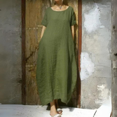 Victoria | Elegantes und lockeres langes Kleid