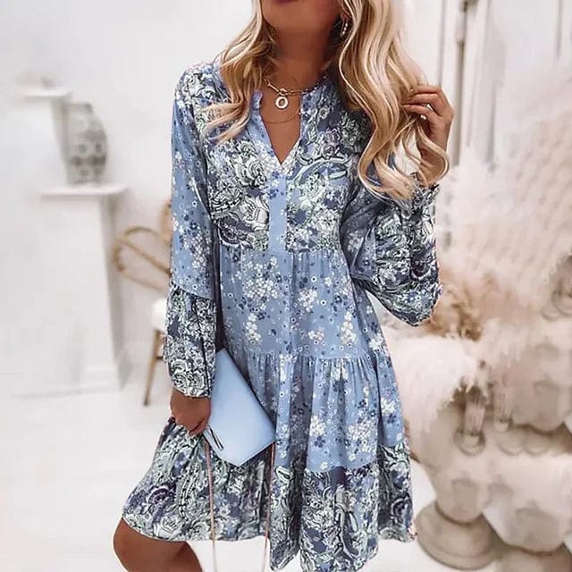 Aria|Floral print dress