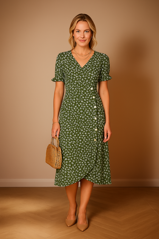 Florence | Flattering wrap dress