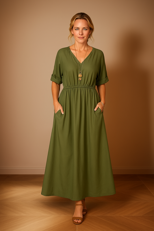 Angelika | Long evening dress in vintage style