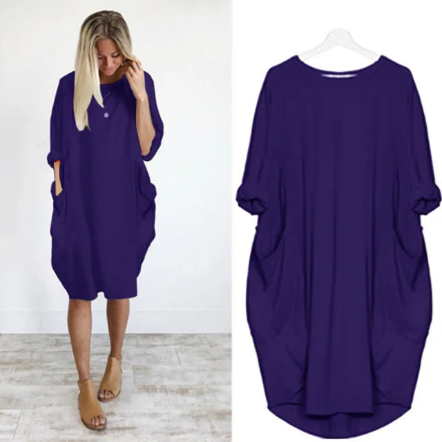 Éloïse™ | Bequemes Kleid mit Taschen