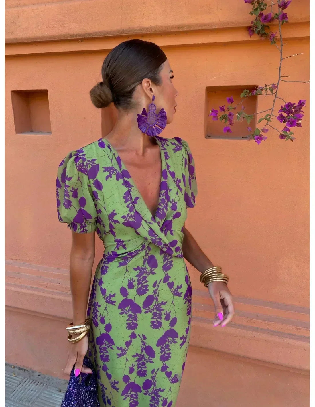 Hariette | Raffiniertes Blumenkleid