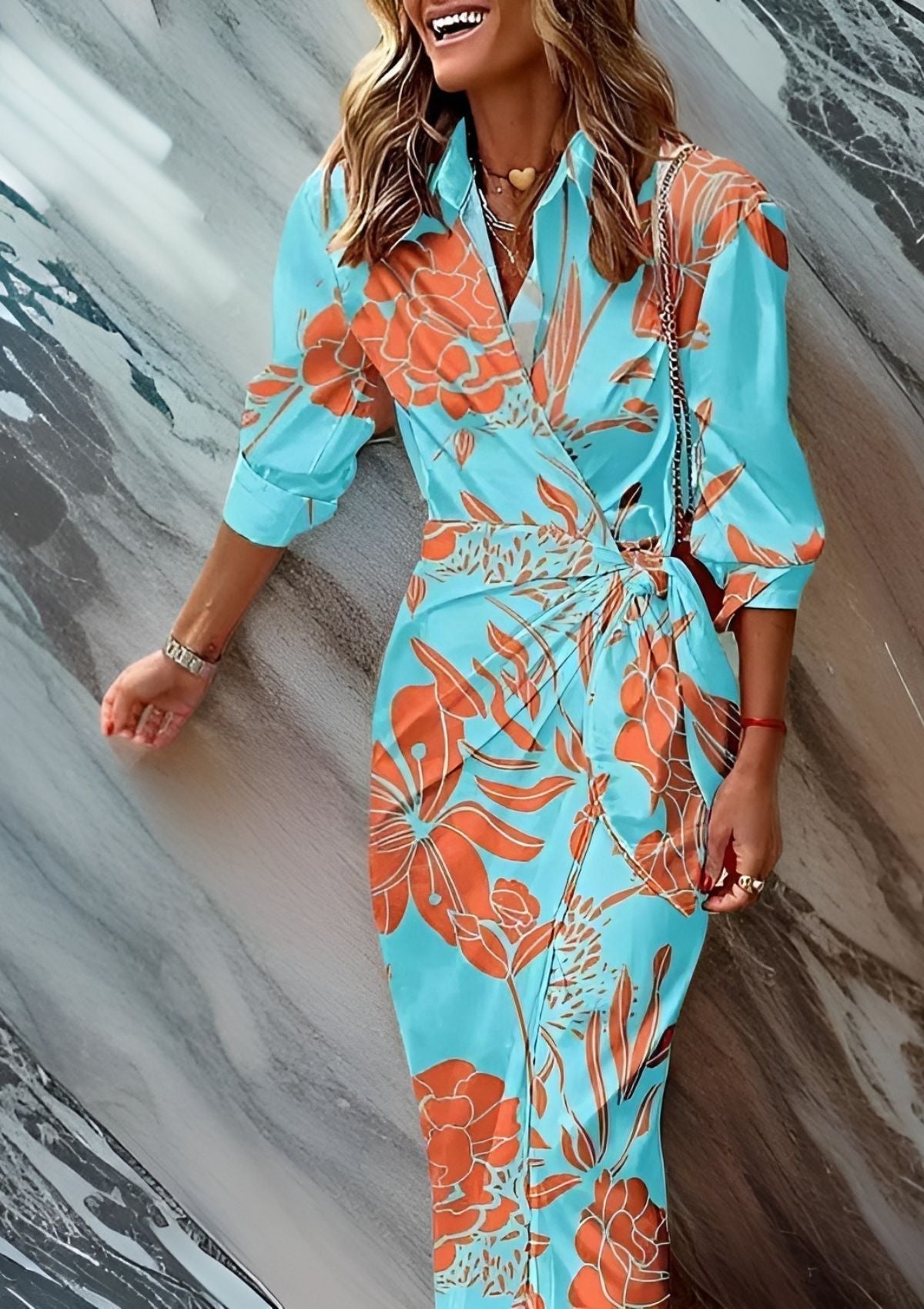 Efeu | Elegantes Wickelkleid