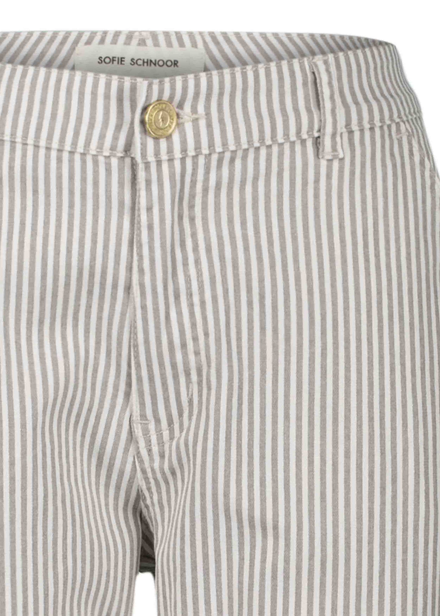 Sofie Schnoor SNOS250 Gitte Hose Hellbraun gestreift