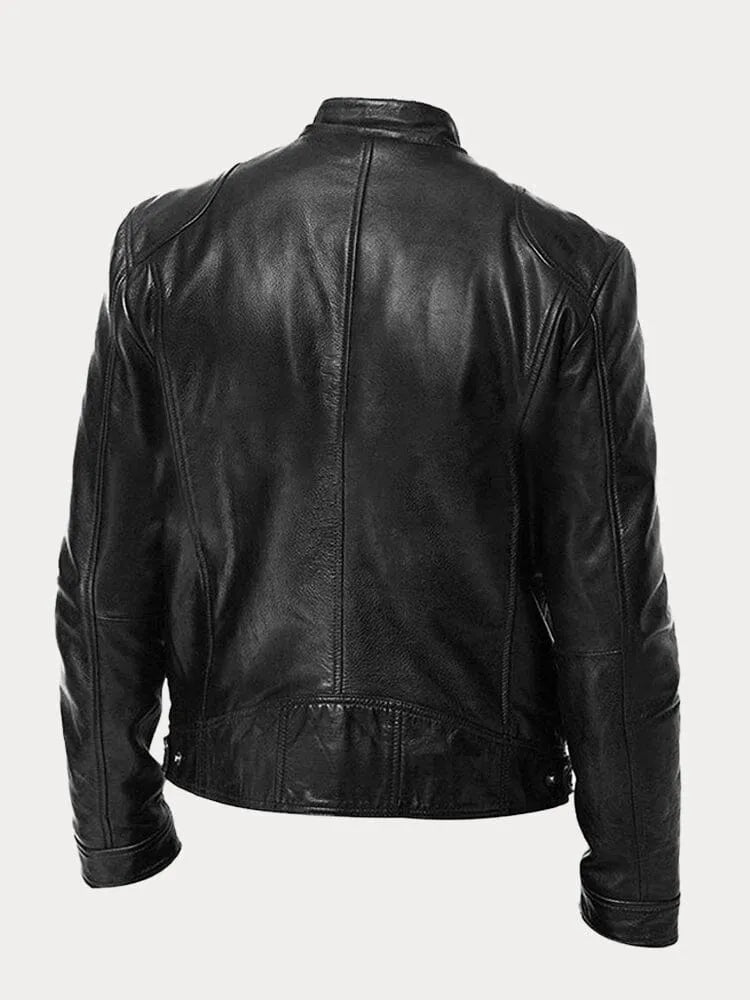 Victor™ Lederjacke Casual: Zeitloser Stil und Komfort