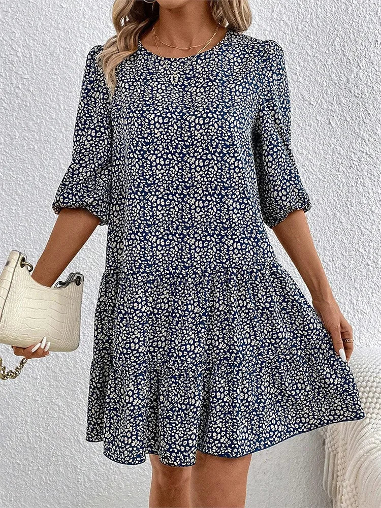 Inès | Fit-and-Flare-Blumenkleid