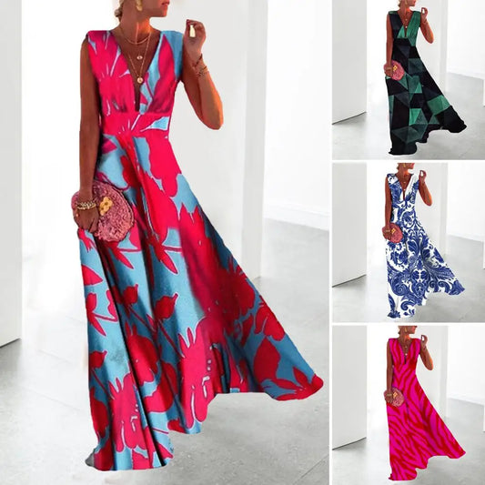 Desideria – Kleid mit tiefem V-Ausschnitt