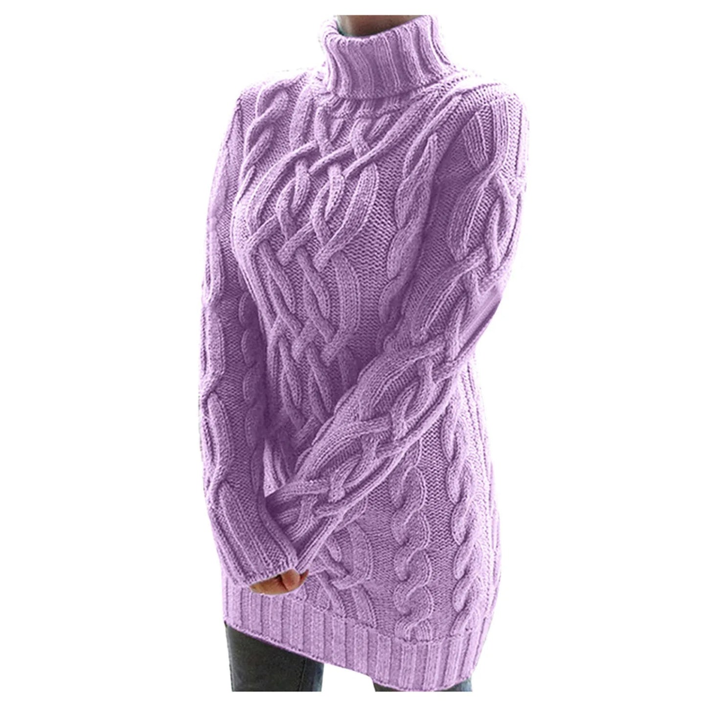 Isabella | Langer Strickpullover