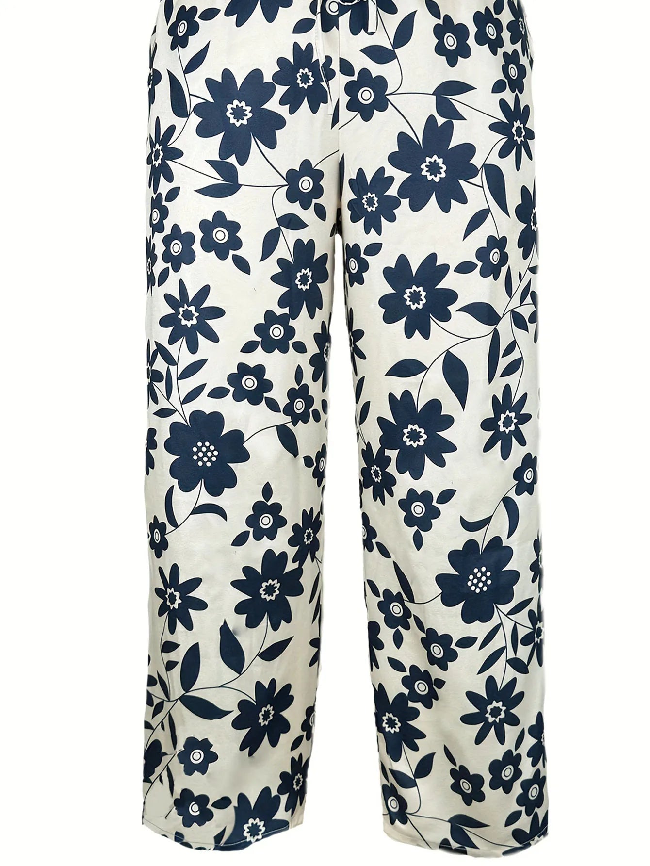 Lavina | Lockere Hose mit stylischem Blumendruck