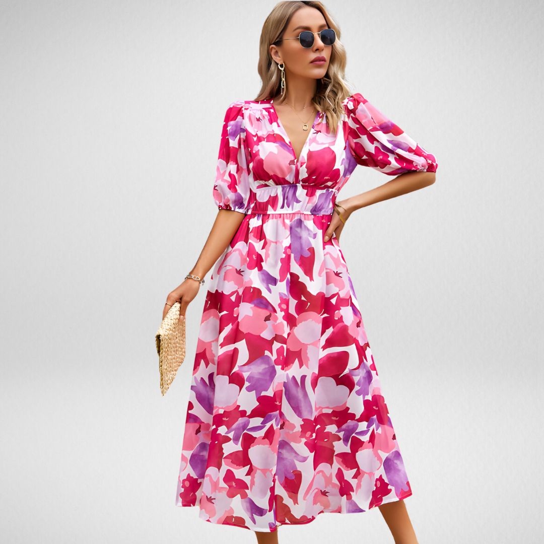 Irmelin | Elegantes Kleid mit geometrischem Print