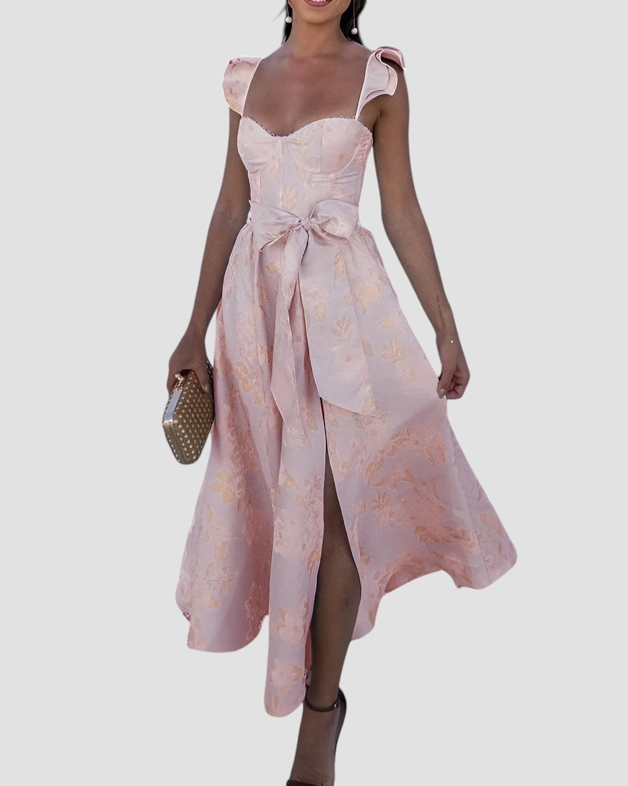 Brünette | Elegantes Kleid