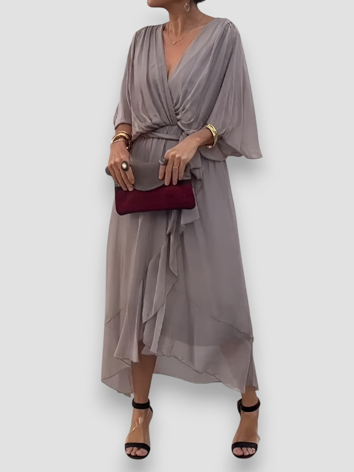 Carmen | Kleid mit V-Ausschnitt