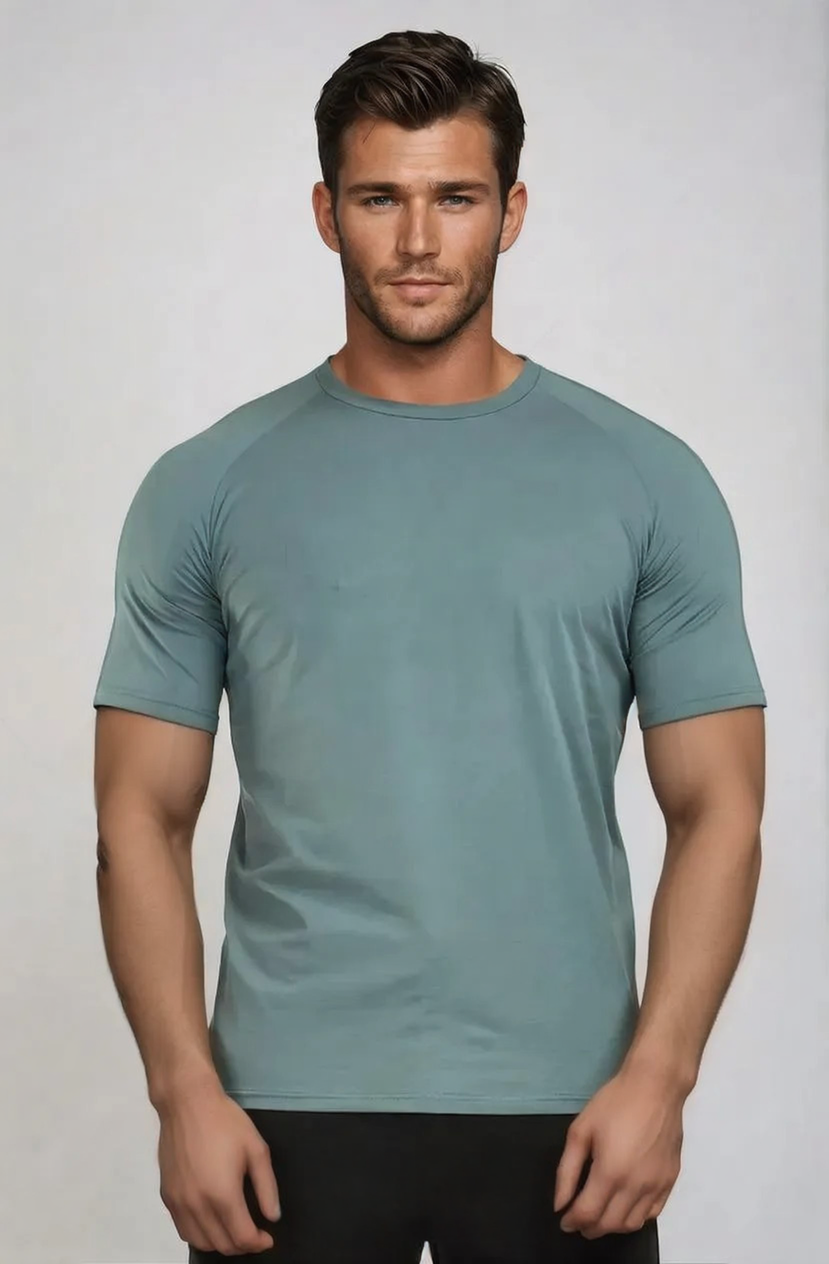 Das Basic-Muskel-T-Shirt