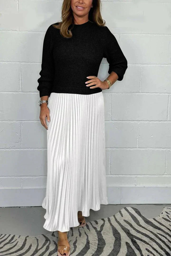Claire – Elegant 2-in-1 sweater dress