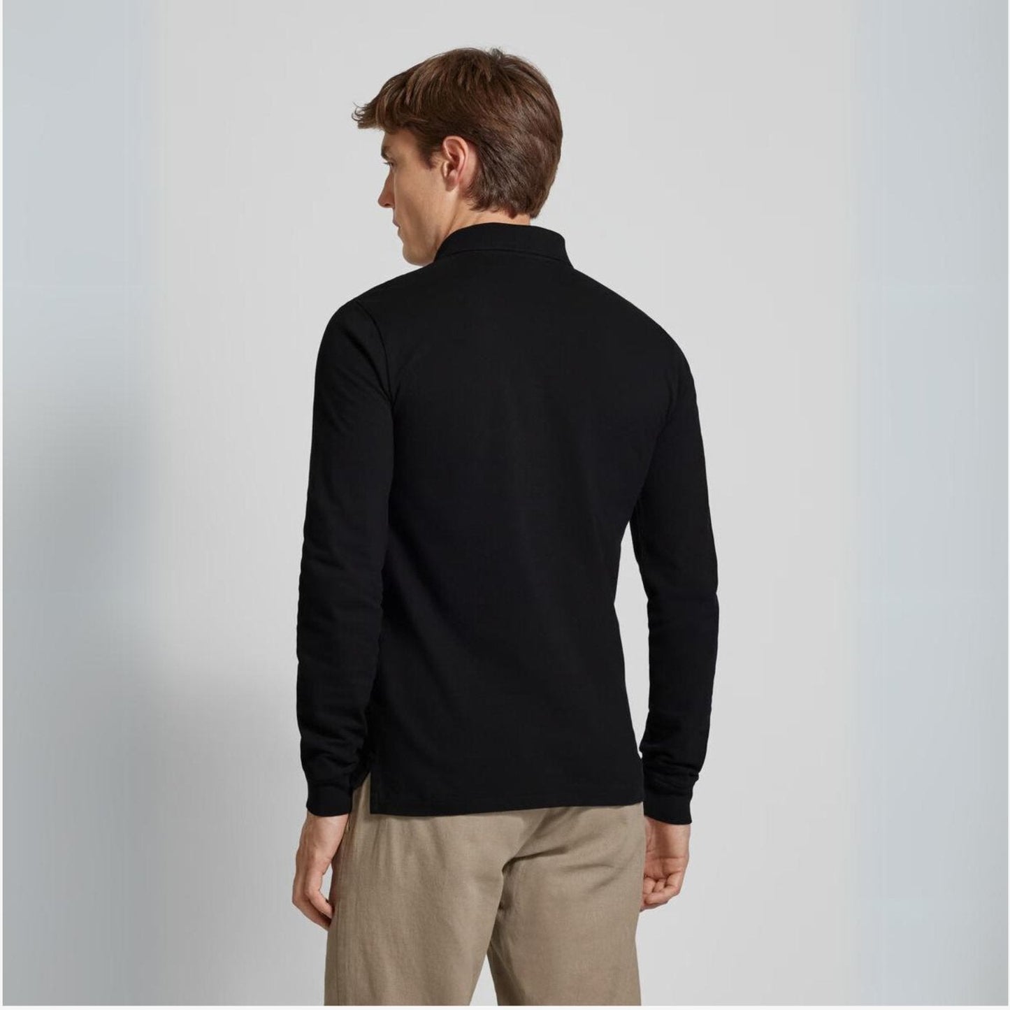 Jacke – Premium-Langarm-Poloshirt