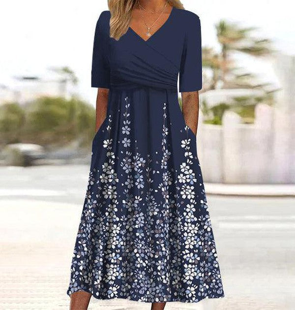 Susannah | Elegantes Maxikleid mit Blumendetail