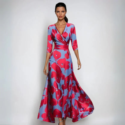 Erica – Elegantes Blumenkleid