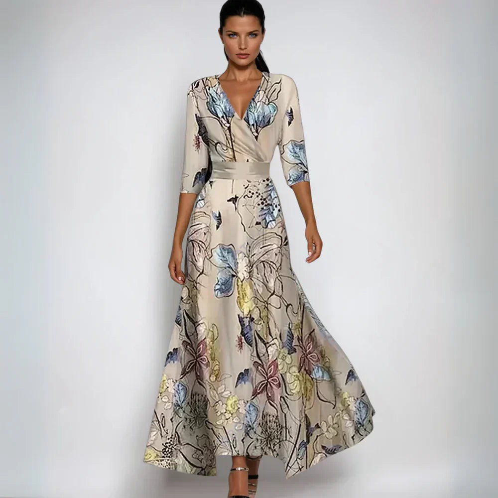 Erica – Elegantes Blumenkleid