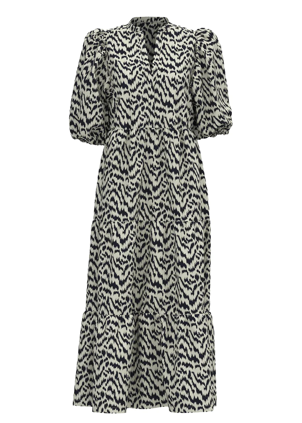 Co'couture AtziCC Bodenkleid Schwarz