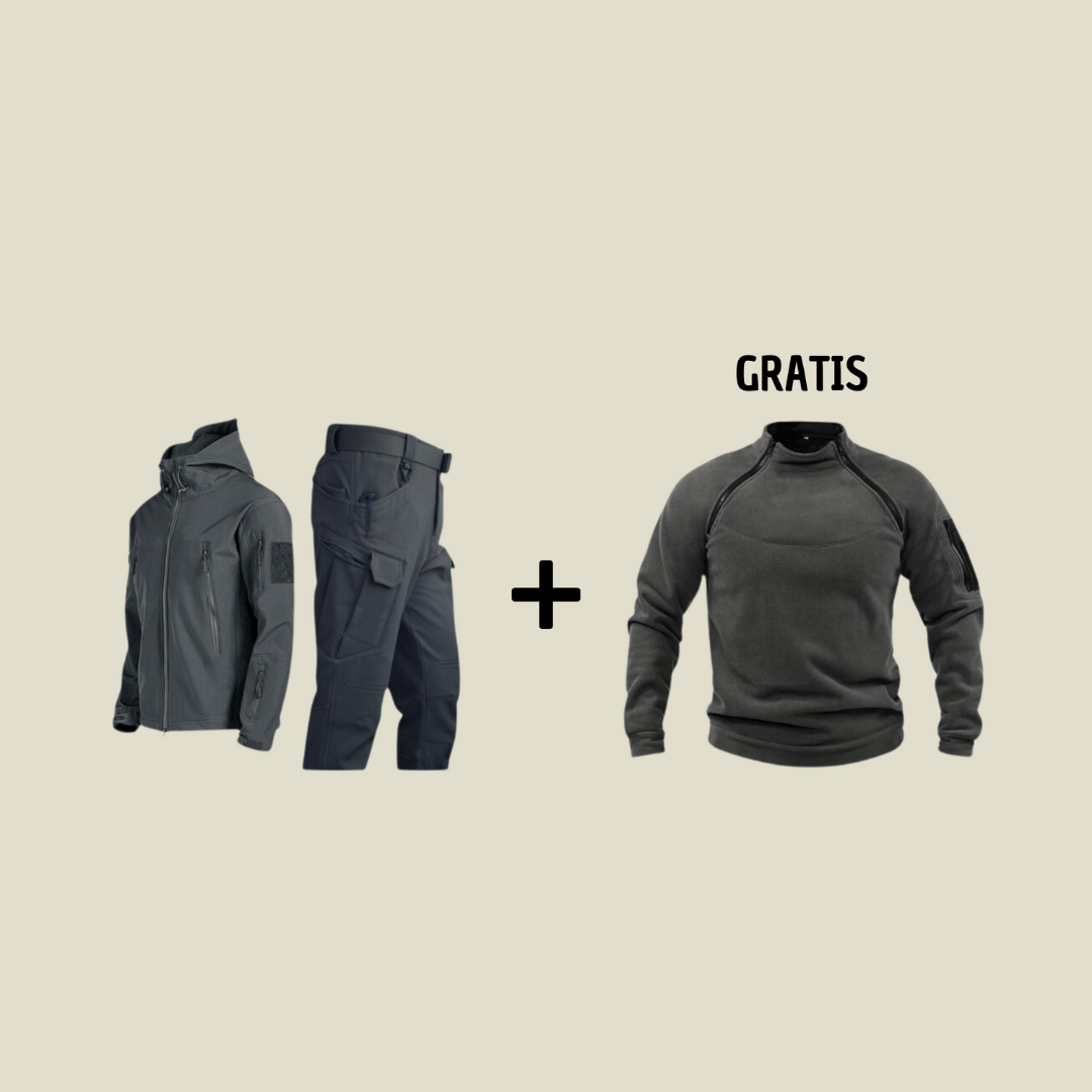 LUCAS / MILITÄRISCHE WASSERDICHTE ANZUG +1 GRATIS FLEECE TRUI