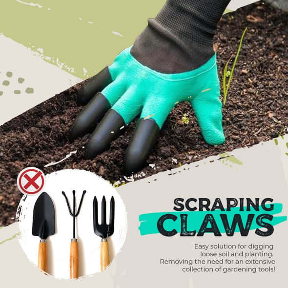 1+1 Gratis | DigMaster™️ Gartenkrallen-Schutzhandschuhe ( 1 Paar + 1 Paar )