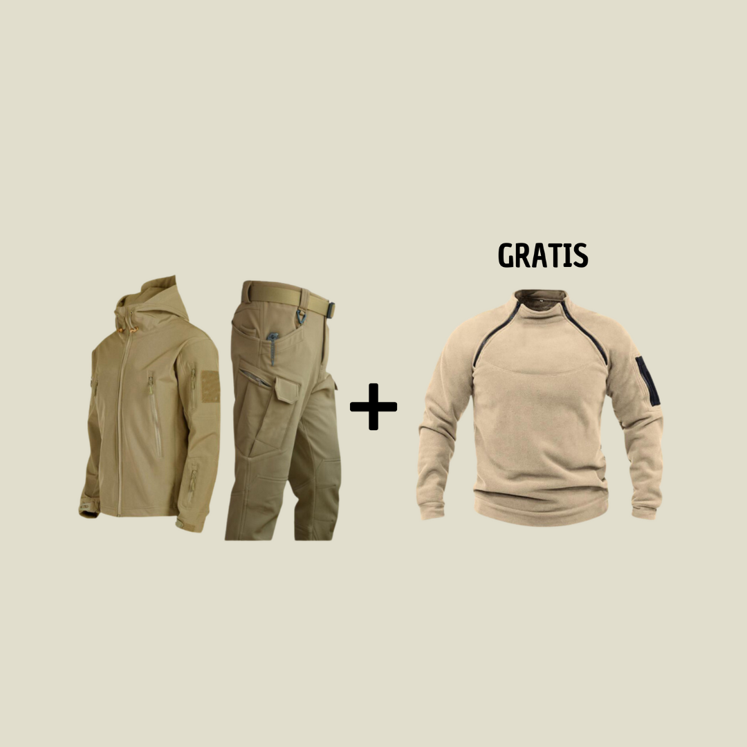 LUCAS / MILITÄRISCHE WASSERDICHTE ANZUG +1 GRATIS FLEECE TRUI