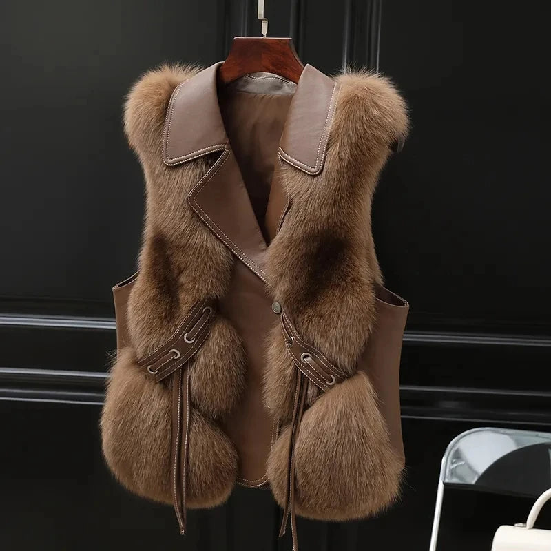 Isabella™ | Luxuriöse Kunstpelzweste