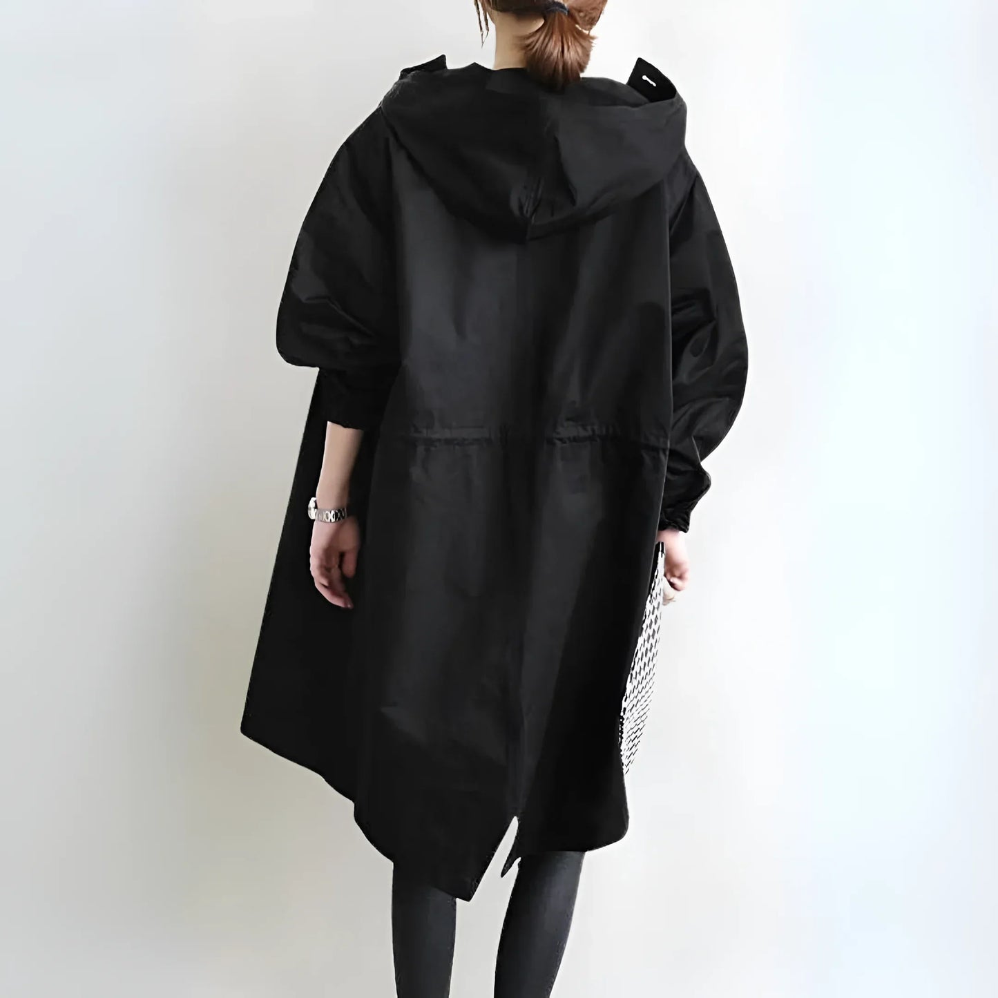 Nina - Oversized Regenjacke mit Kapuze