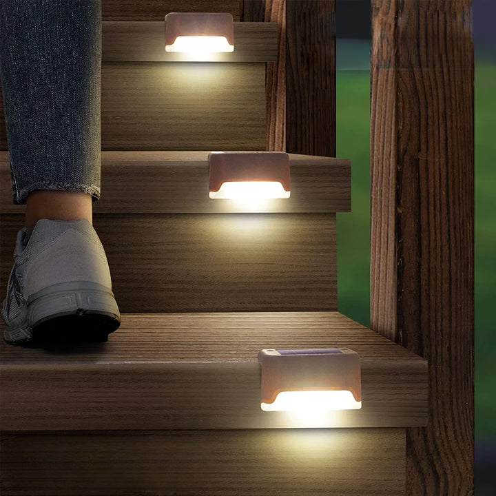 50% Rabatt | PureLight™️ Solar-Treppen-LED-Lichter-Set