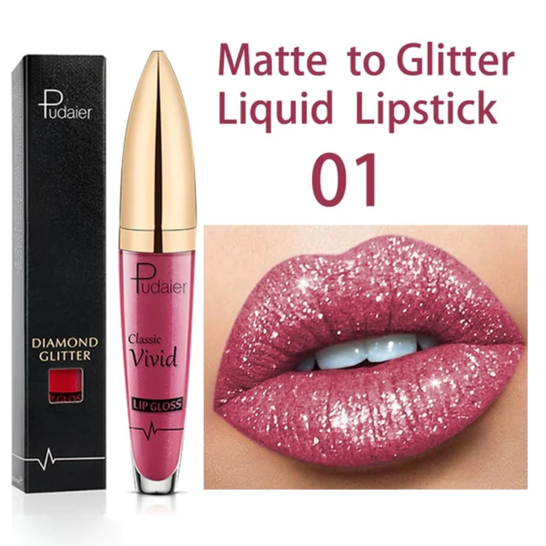 1+2 GRATIS | DiamondGlitter™ | Attraktiver Glitzer-Lippenstift