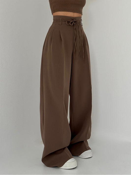 Stefania – Hose mit hoher Taille und weitem Bein