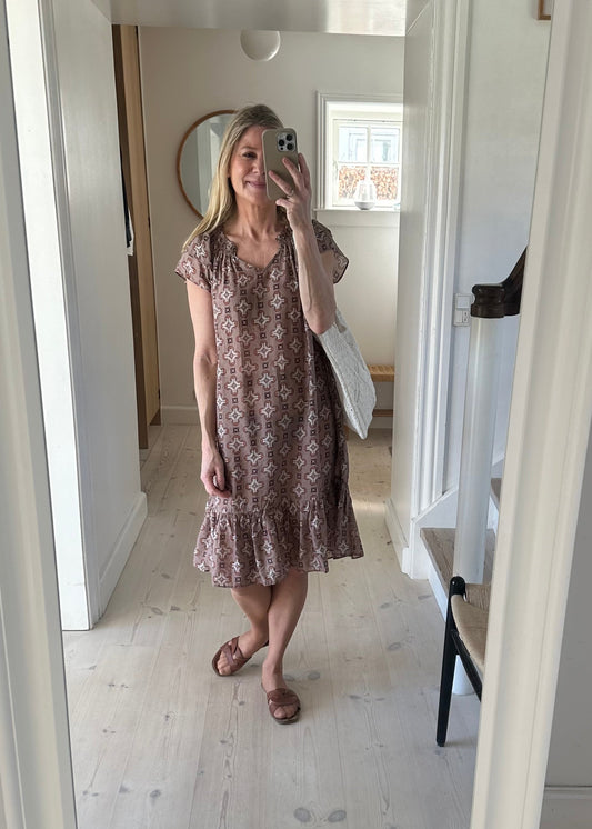 Co'Couture Sunrise Crop EgyptCC Kleid Walnuss