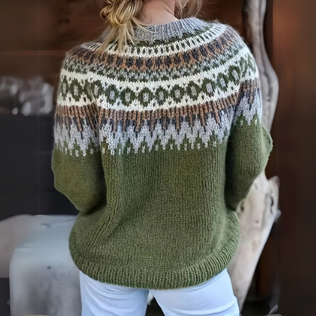 Doutzen | Weicher Pullover mit Aufdruck