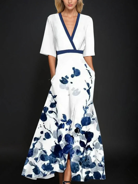 Celia | Elegantes Kleid mit Blumendruck