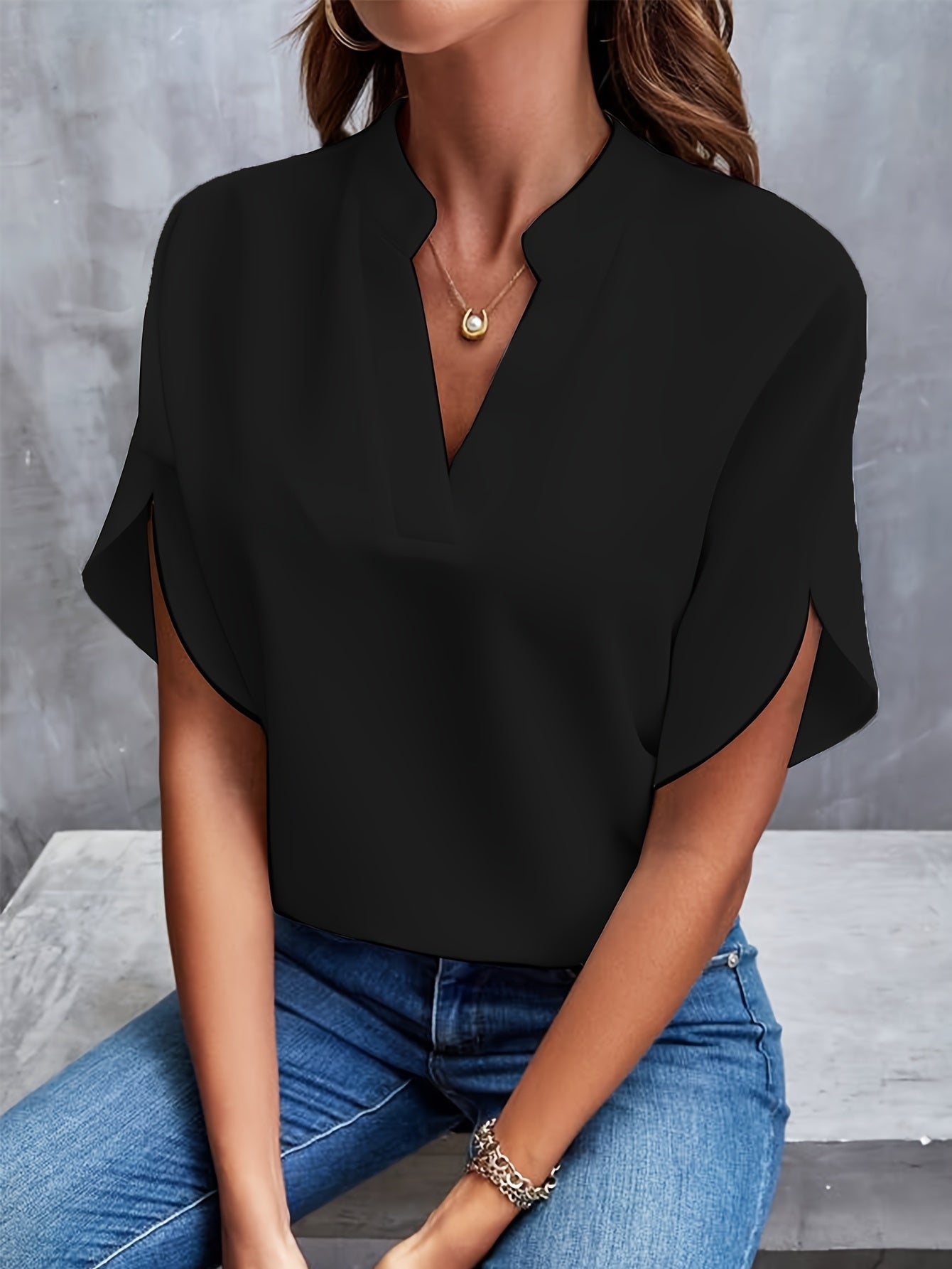 frida™ | Bluse mit ausgestellten Ärmeln