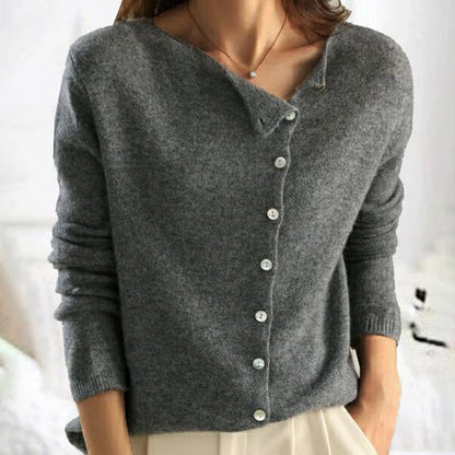 Maia | Weicher Cardigan mit stylischem Knopfverschluss