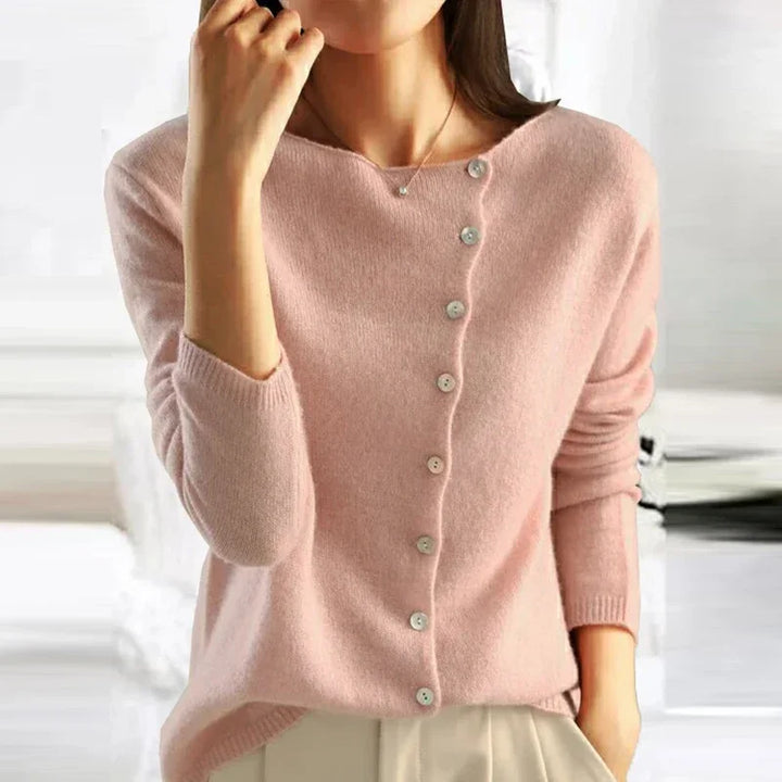 Maia | Weicher Cardigan mit stylischem Knopfverschluss