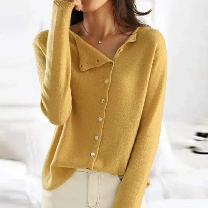 Maia | Weicher Cardigan mit stylischem Knopfverschluss
