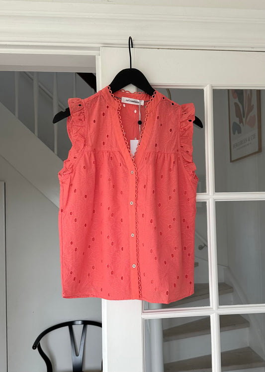 Co'Couture PolaCC Anglaise Top Pelikan