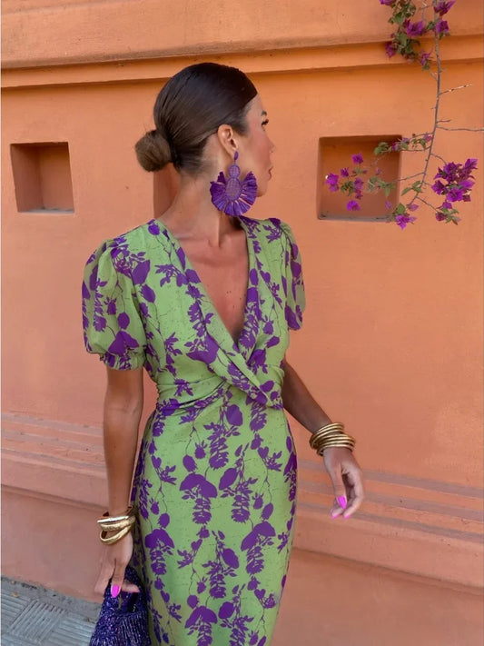 Hariette | Raffiniertes Blumenkleid