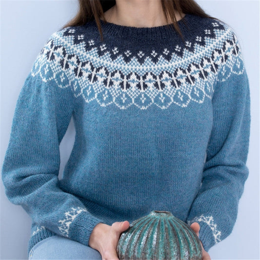 Cornelia | Weicher Pullover mit Aufdruck