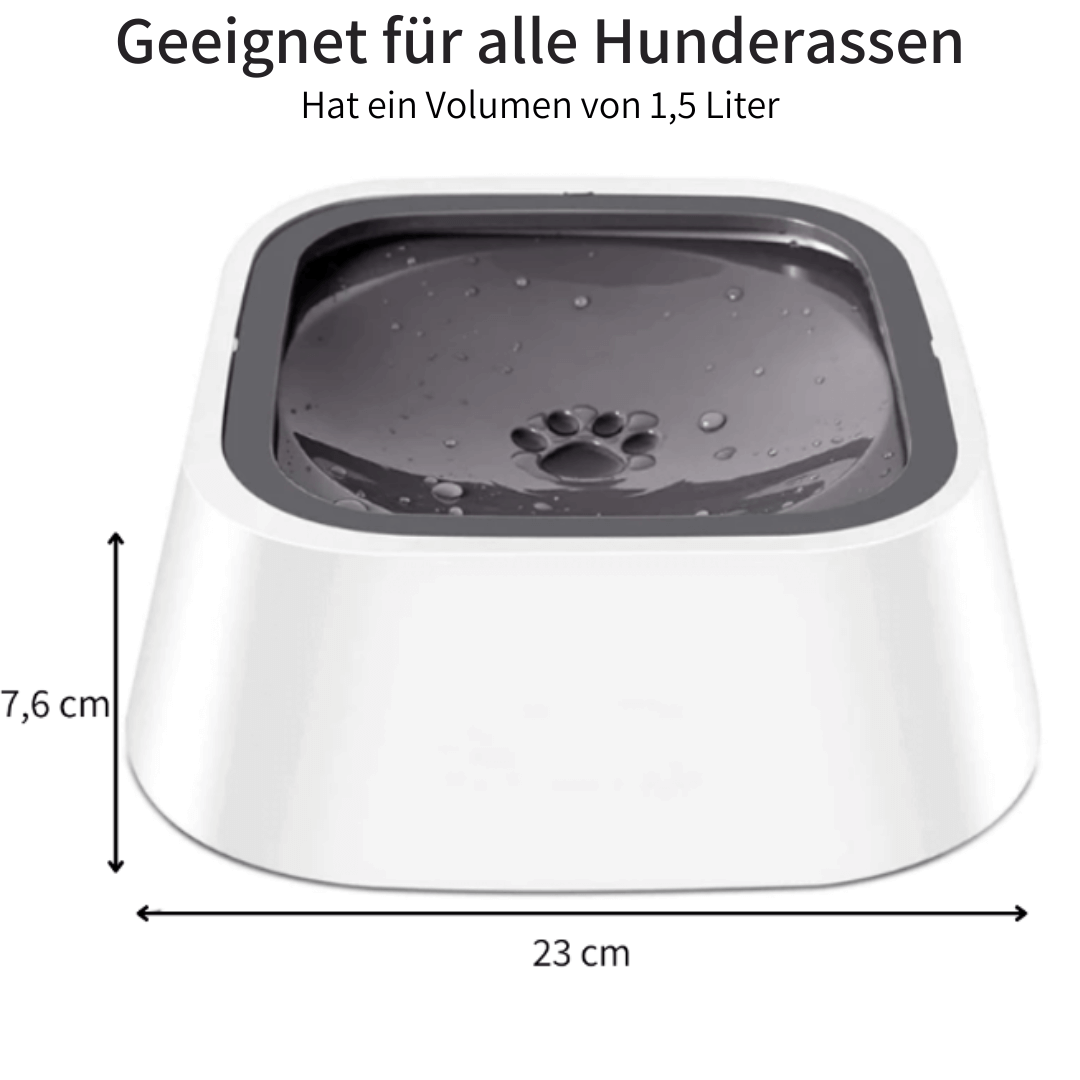 WetFree Woofwave™ - Innovativer Hundewassernapf für trockene Pfoten