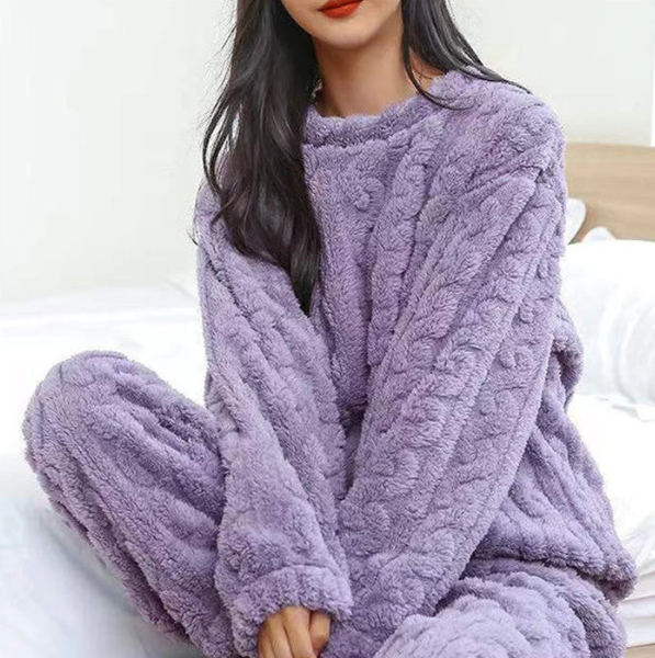 ELLA / WEICHES FLEECE PYJAMA-SET (1+1 GRATIS)