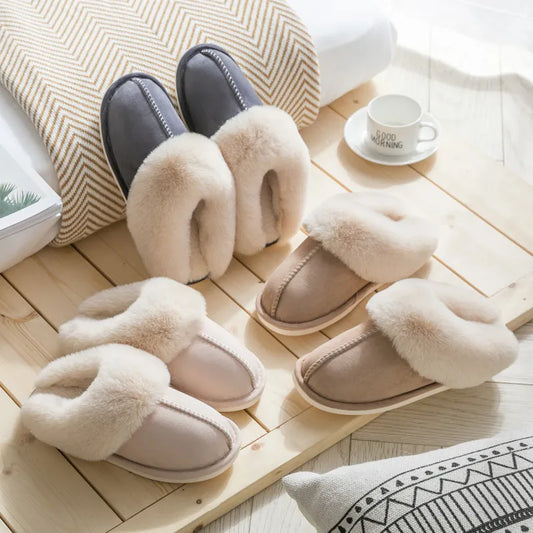 WarmFaux™ – Luxuriöse, warm gefütterte Hausschuhe
