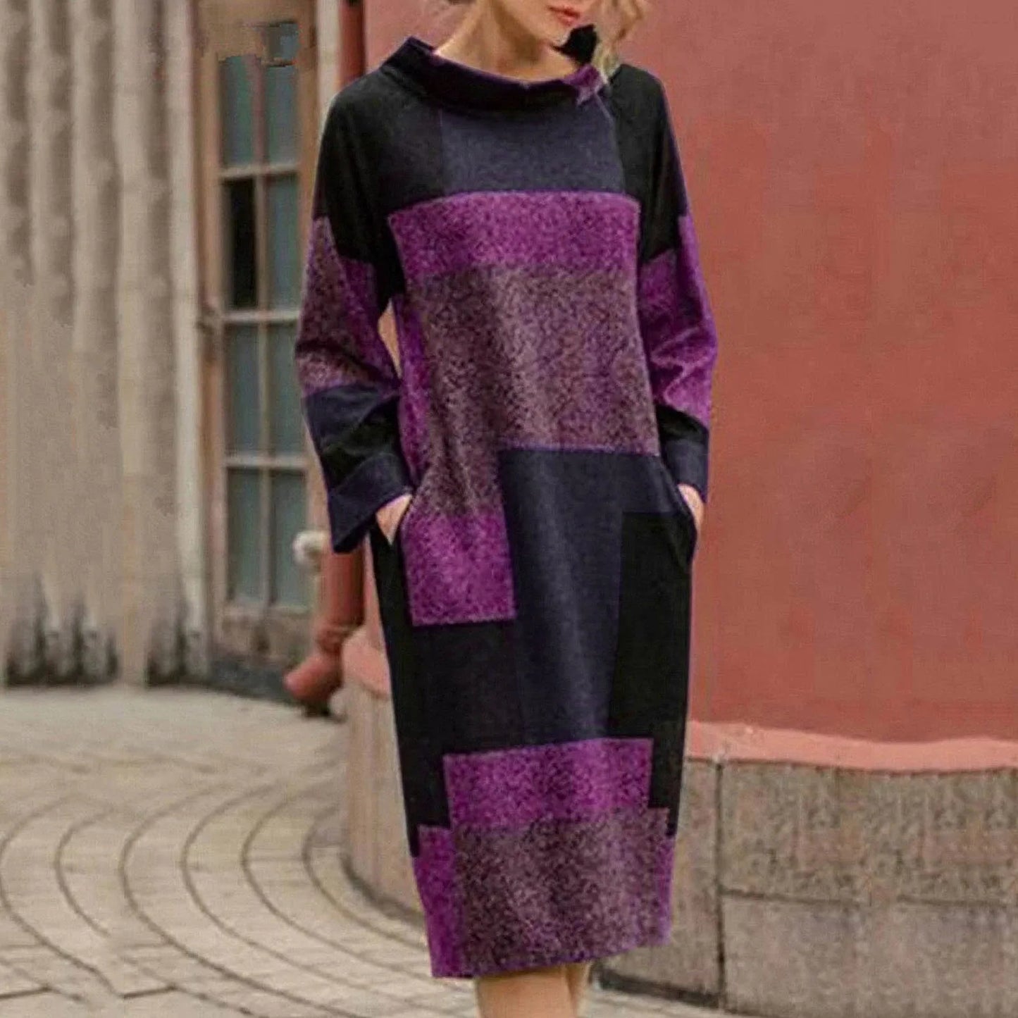 Chelsy™ – Vintage-Patchwork-Midikleid