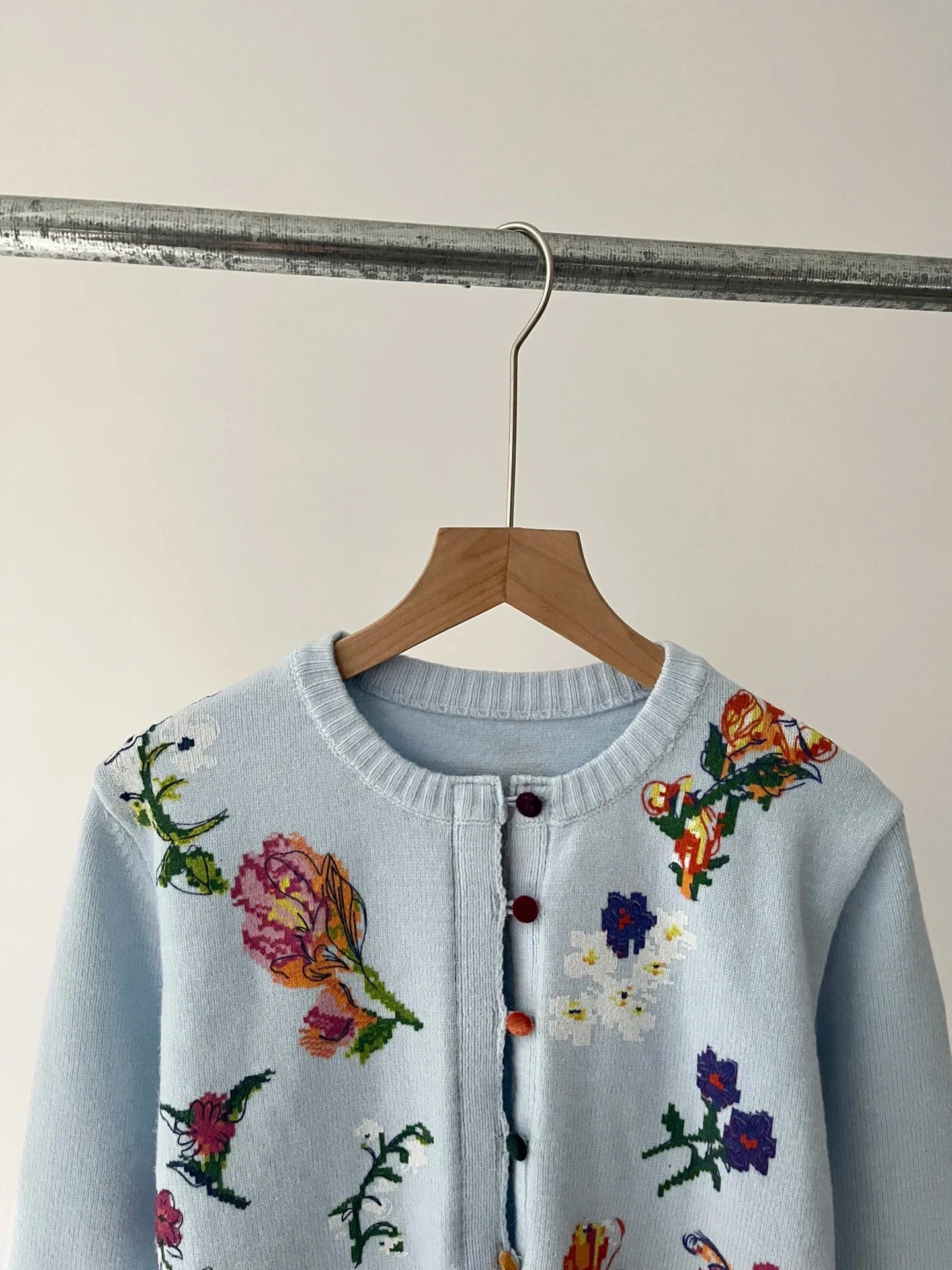 Sahara | Eleganter Cardigan mit Blumen