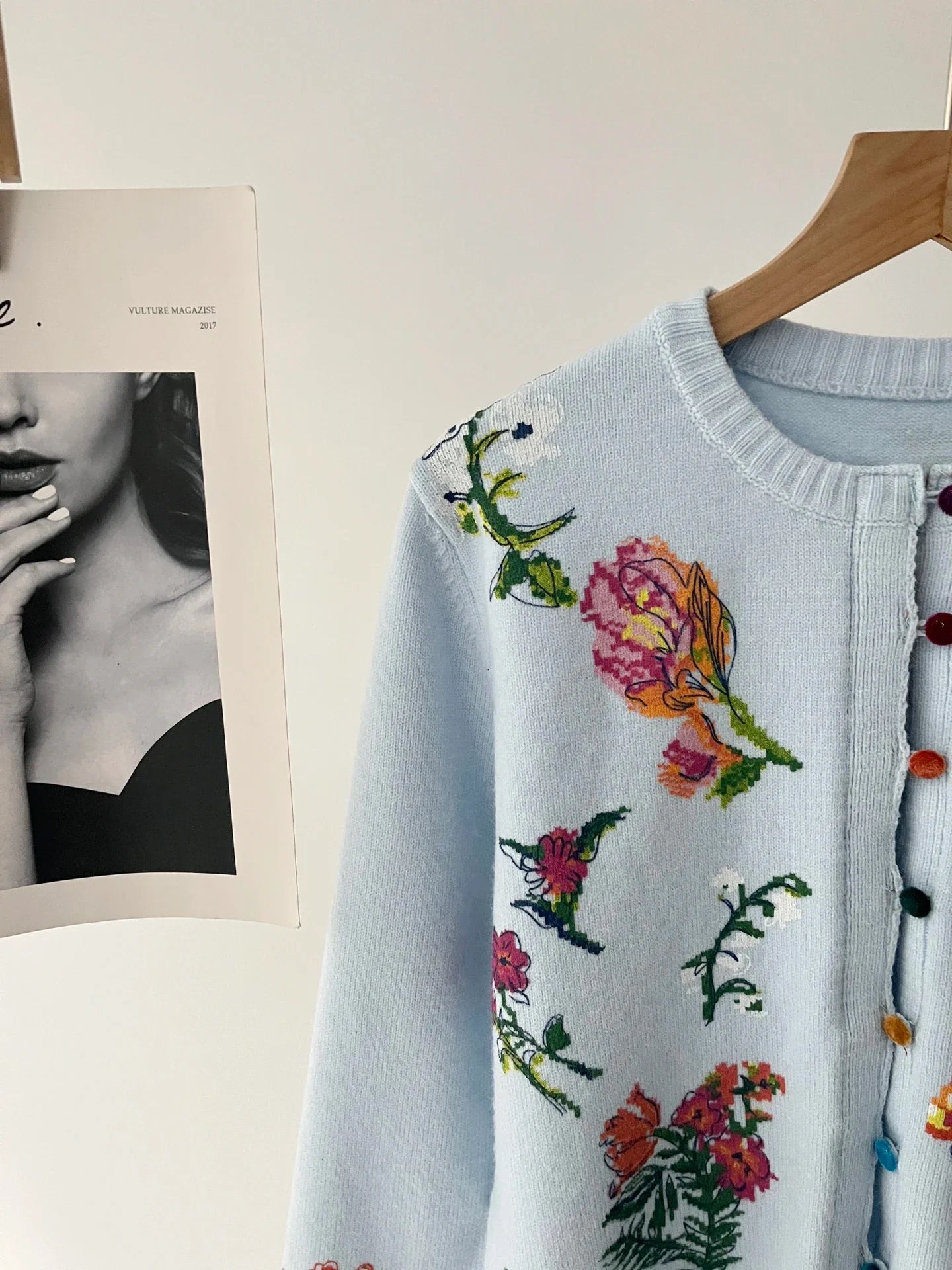 Sahara | Eleganter Cardigan mit Blumen